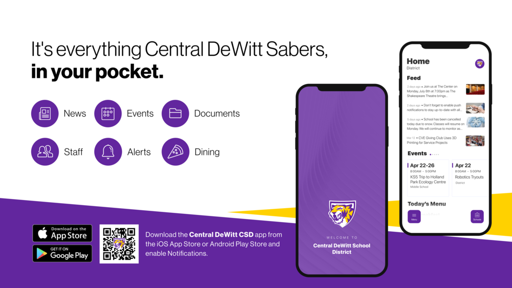 Welcome to the Central DeWitt CSD app